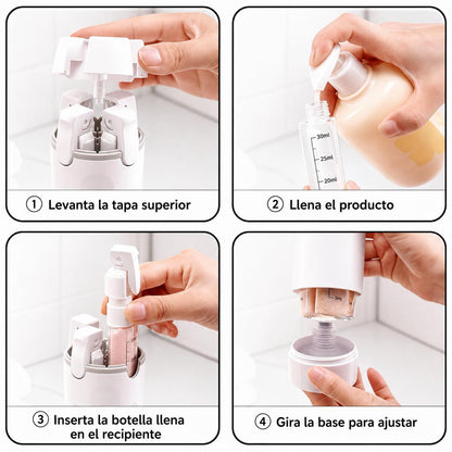 Dispensador Portátil 4 en 1