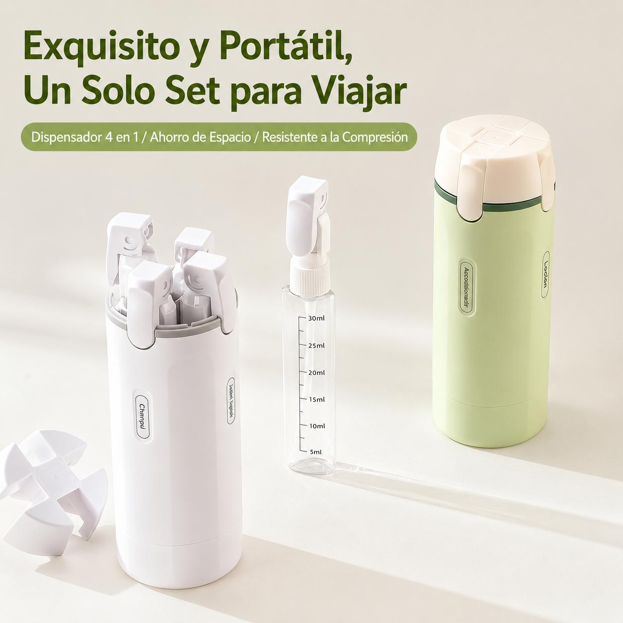 Dispensador Portátil 4 en 1