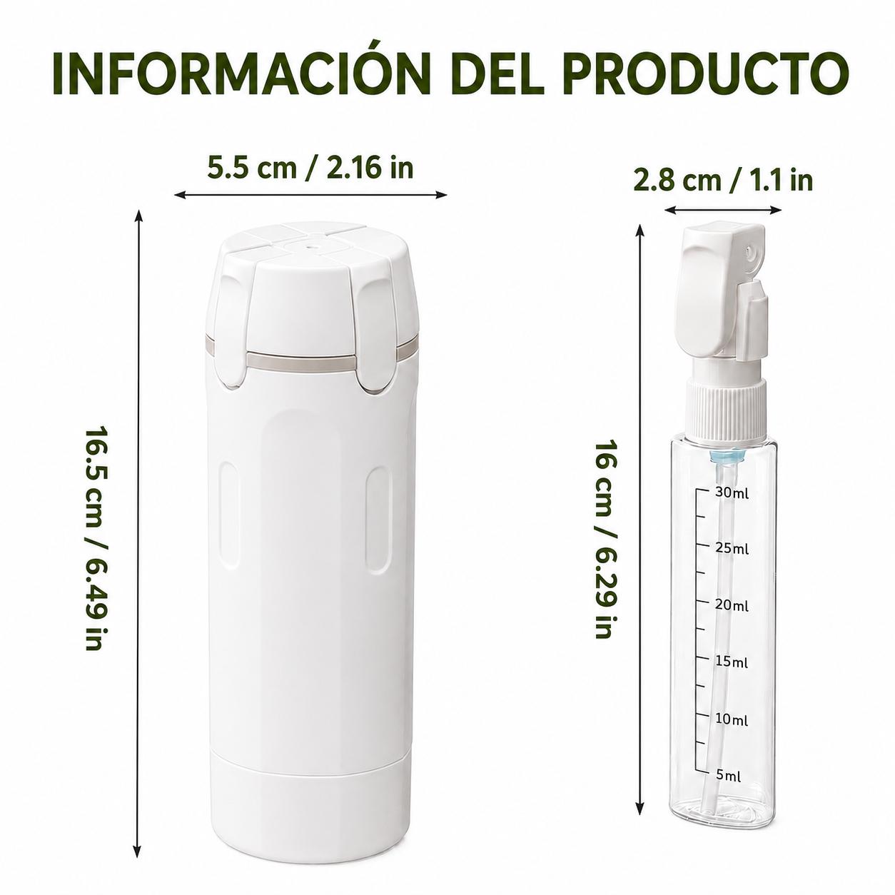 Dispensador Portátil 4 en 1